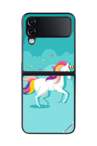 Covernex غطاء حماية لهاتف سامسونج جالاكسي زد فليب 4 - يونيكورن وايلنج