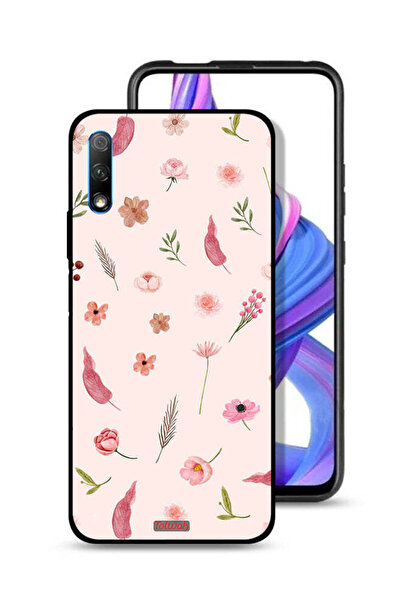 Tolwak غطاء حماية لهاتف Honor 9X (الصين) بنقشة أوراق الشجر والورود