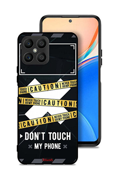 Tolwak غطاء حماية لهاتف Honor X8 4G تحذير: لا تلمس هاتفي أبدًا
