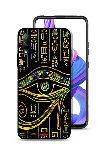 Tolwak غطاء حماية لهاتف Honor 9X (الصين) بتصميم عين فنية