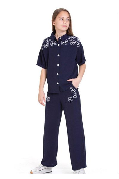 Emilakids Embroidered Shirt Suit for Ages 10-14