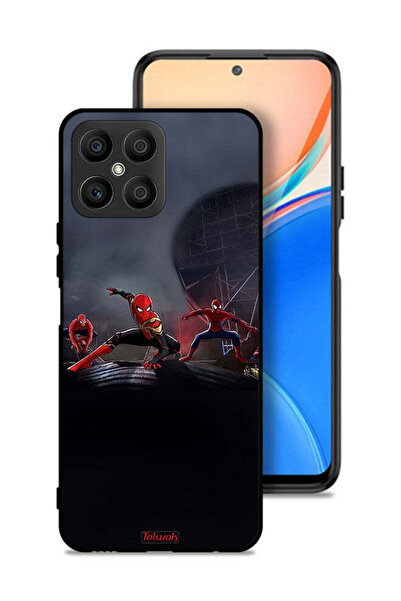 Tolwak Honor X8 4G Protective Case Cover Three Spiders