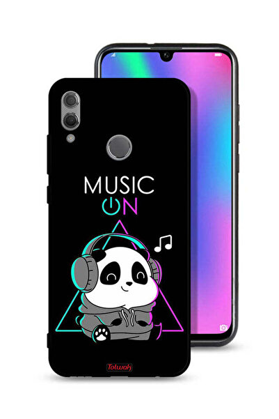 Tolwak غطاء حماية لهاتف Honor 10 Lite بطبعة موسيقى الباندا