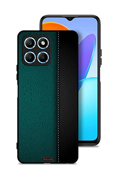 Tolwak غطاء حماية جلدي بنمط لهاتف Honor X8 5G