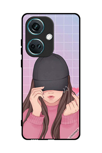Covernex غطاء حماية لهاتف OnePlus Nord CE3 - فتاة ذات قبعة سناب لوف