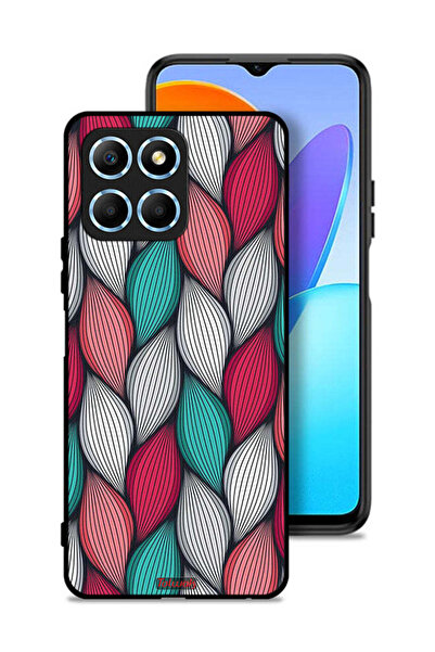 Tolwak غطاء حماية لهاتف Honor X6 بنقشة ريشة