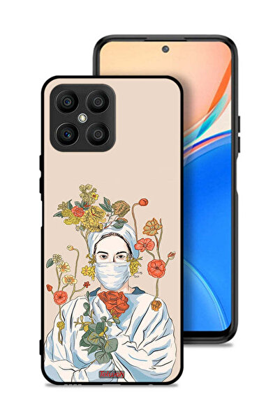 Tolwak غطاء حماية لهاتف Honor X8 4G بتصميم ممرضة