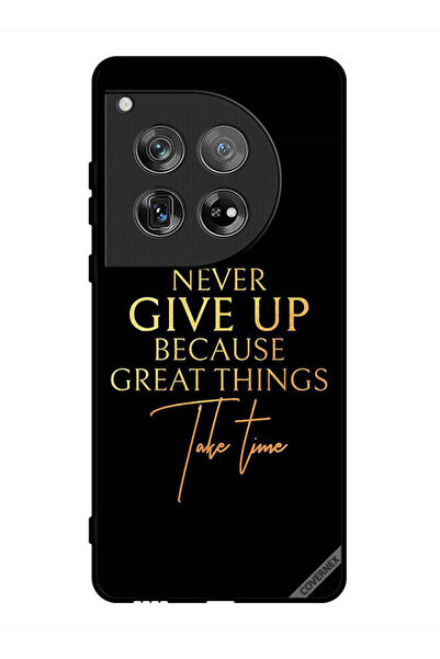 Covernex غطاء حماية لهاتف OnePlus 12 لا تستسلم أبدًا لأن الأشياء العظيمة تستغ...