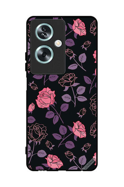 Covernex غطاء حماية لهاتف Oppo A79 - زهور قوطية باستيل