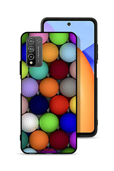 Tolwak Honor 10X Lite Protective Case Cover Balls Abstract Art