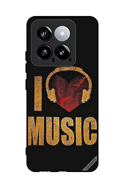 Covernex غطاء حماية لهاتف شاومي 14 فينتيج آي لوف ميوزيك