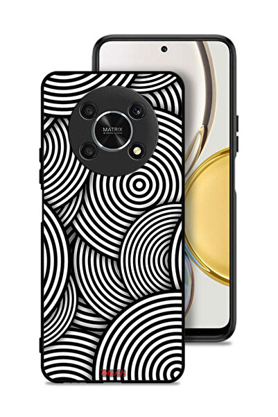 Tolwak غطاء حماية لهاتف Honor X9 5G بنمط دوائر وهمية