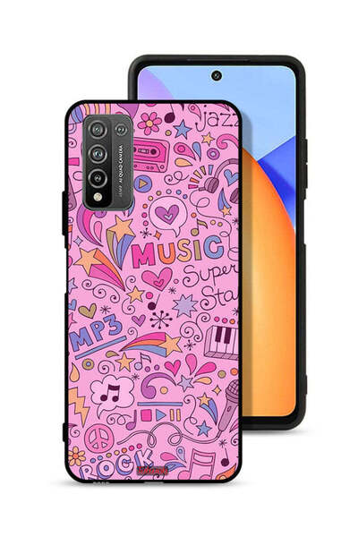 Tolwak Honor 10X Lite Protective Case Cover Music Tags