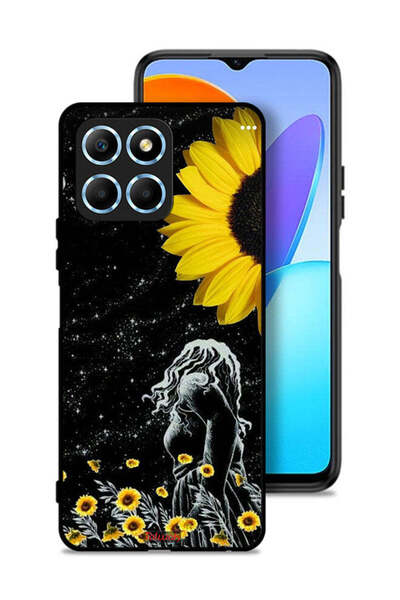 Tolwak غطاء حماية لهاتف Honor X6 - فتاة تنظر إلى القمر