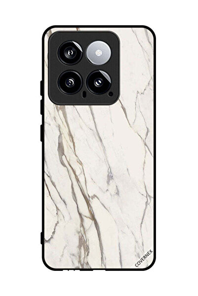 Covernex غطاء حماية لهاتف شاومي 14 بتصميم رخامي