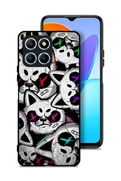 Tolwak غطاء حماية لهاتف Honor X6 بتصميم قطط مارشميلو