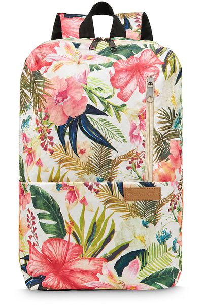 zagatto Rucsac floral pentru femei, multicolor, 40x32x13 cm, impermeabil, format A4, uz casual, ZG694