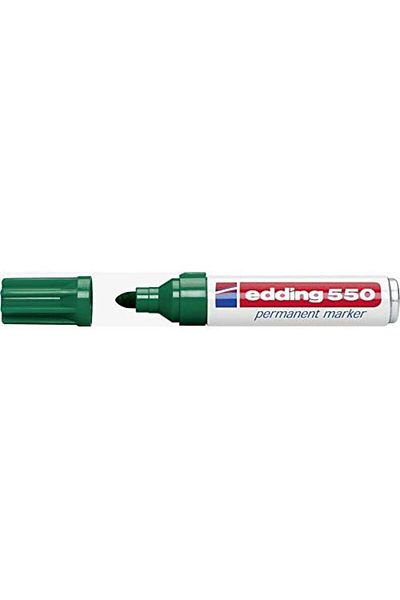 Mena Rise Diyar-Ifırsatshop 550 Permanent Marker - Green - 1 Marker - 3-4 mm Round Tip 1017157
