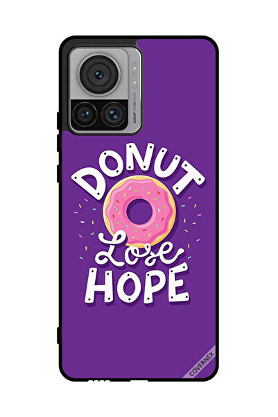 Covernex غطاء حماية لهاتف موتورولا موتو إكس 30 برو - خلفية "دونات لوز هوب"