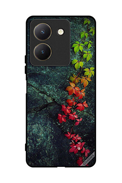 Covernex غطاء حماية لهاتف فيفو Y27s بأوراق جميلة