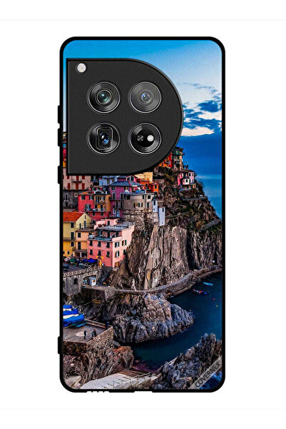 Covernex غطاء حماية لهاتف OnePlus 12 - منازل ملونة على البحر