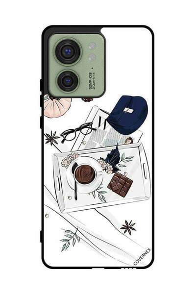 Covernex غطاء حماية لهاتف موتورولا إيدج 40 - لون القهوة والشوكولاتة