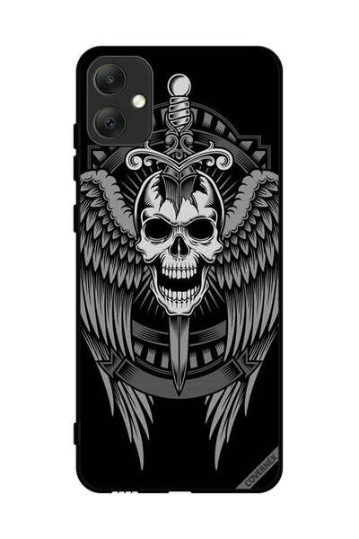 Covernex غطاء حماية لهاتف سامسونج جالاكسي A05 - جمجمة وأجنحة نسر