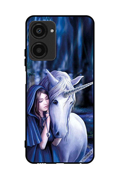 Covernex غطاء حماية لهاتف Realme 10 Pro فتاة تحب وحيد القرن