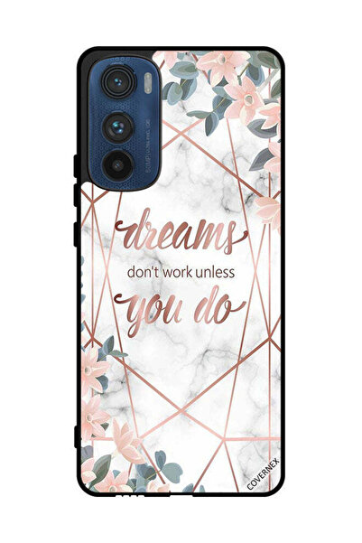 Covernex غطاء حماية لهاتف موتورولا إيدج 30 - الأحلام لا تتحقق إلا إذا فعلتها