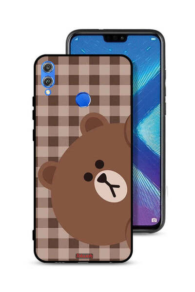Tolwak غطاء حماية لهاتف Honor 8X على شكل دب
