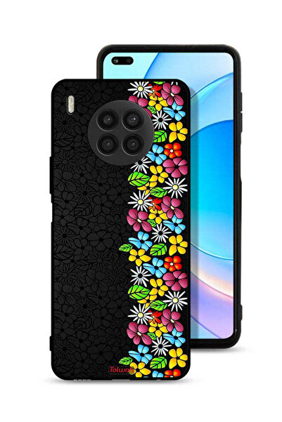 Tolwak غطاء حماية لهاتف Honor 50 Lite بتصميم زهور
