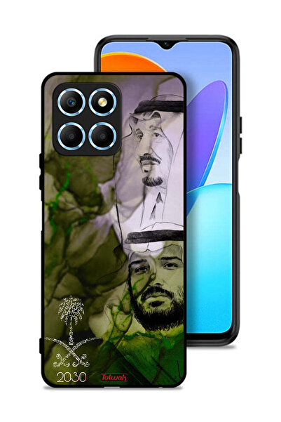 Tolwak غطاء حماية Honor X6 - ملصق فني للملك سلمان وولي العهد محمد