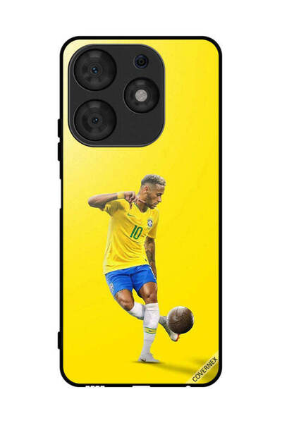 Covernex غطاء حماية لهاتف تكنو سبارك 10 برو نيمار مع كرة قدم