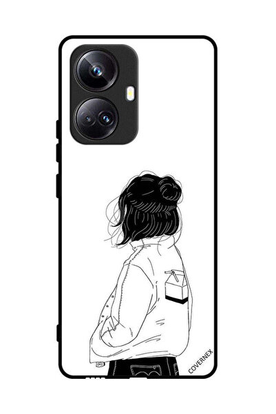 Covernex غطاء حماية لهاتف Realme 10 Pro Plus فتاة تفكر بعمق كبير