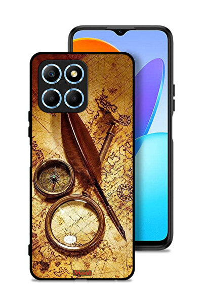 Tolwak غطاء حماية لهاتف Honor X6 - بوصلة عتيقة