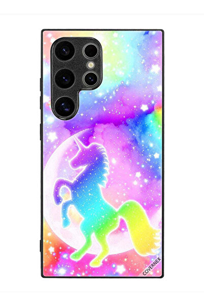 Covernex Protective Case Cover For Samsung Galaxy S24 Ultra Rainbow Unicorn