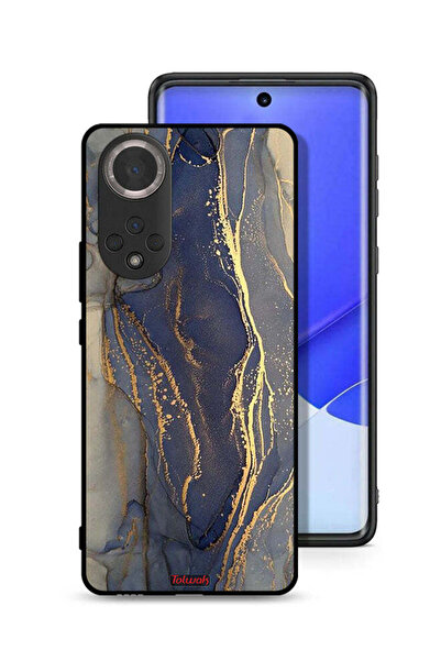 Tolwak غطاء حماية لهاتف Honor 50 بنمط رخامي لامع