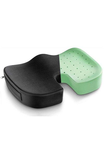 COOYA Seat Cushion for Office Chair Memory Foam Car Desk Cushions Pads Support