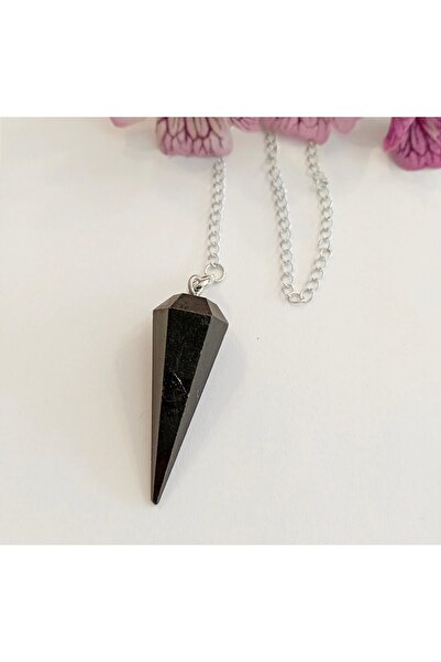 Taş-Mir Siyah Turmalin Pandül Sarkaç