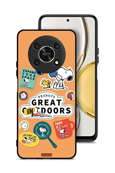 Tolwak غطاء حماية لهاتف Honor X9 5G بملصقات الفول السوداني