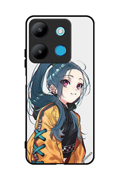 Covernex غطاء حماية لهاتف إنفينيكس سمارت 7 - فتاة لطيفة تشعر بالبرد