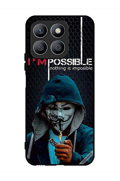 Covernex غطاء حماية لهاتف Honor X8b - خلفية شاشة "أنا ممكن، لا شيء مستحيل"