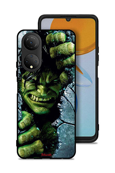 Tolwak غطاء حماية Honor X7 بتصميم هالك المذهل