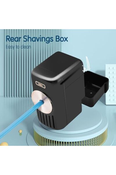AC BOX Manual Pencil Sharpener, Music Theme Pencil Sharpener, Adjustable Point and Automatic Input Design,