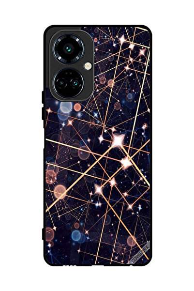 Covernex غطاء حماية لهاتف تكنو كامون 19 بنمط منحنيات الإضاءة