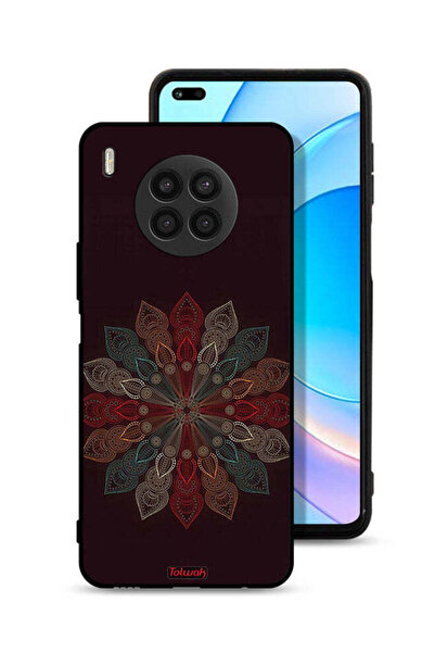 Tolwak غطاء حماية لهاتف Honor 50 Lite بتصميم زهرة ماندالا