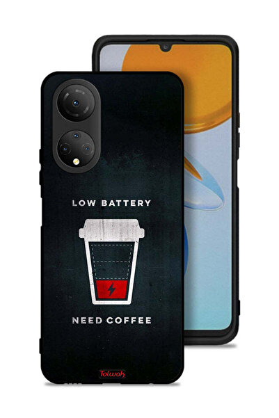 Tolwak غطاء حماية Honor X7 - بطارية منخفضة - يحتاج إلى قهوة