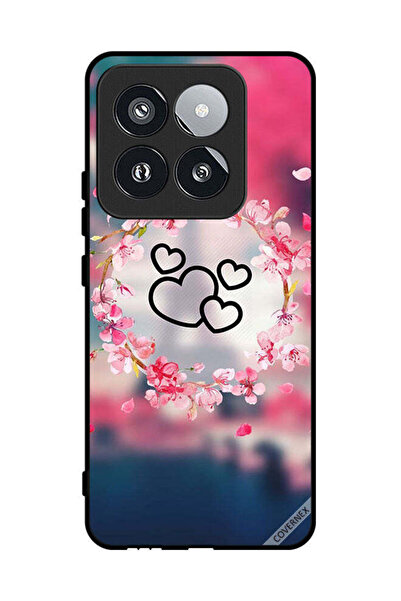 Covernex غطاء حماية لهاتف شاومي 14 برو - مشبك فني على شكل قلوب