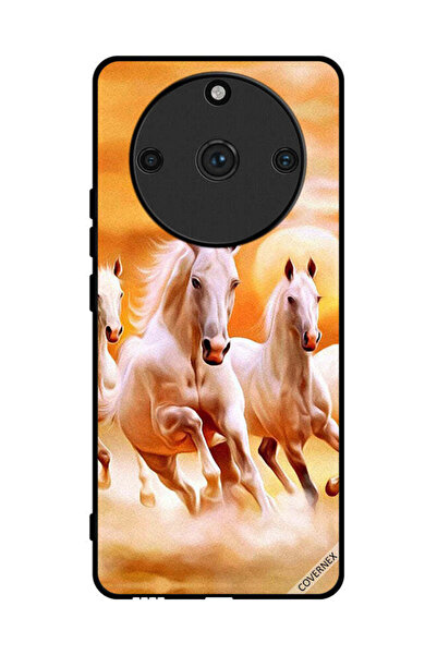 Covernex غطاء حماية لهاتف Realme 11 Pro - خيول تركض