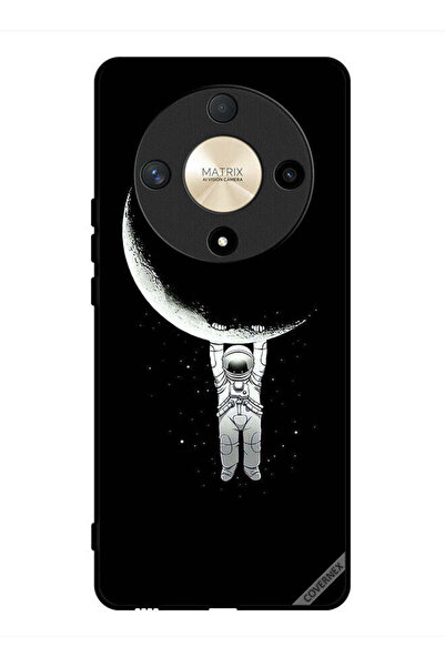 Covernex غطاء حماية لهاتف Honor X9b، صورة رائد فضاء معلق على القمر، مطبوعة